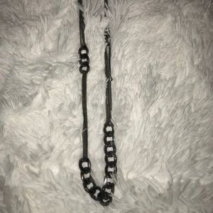 Silver Loop Necklace